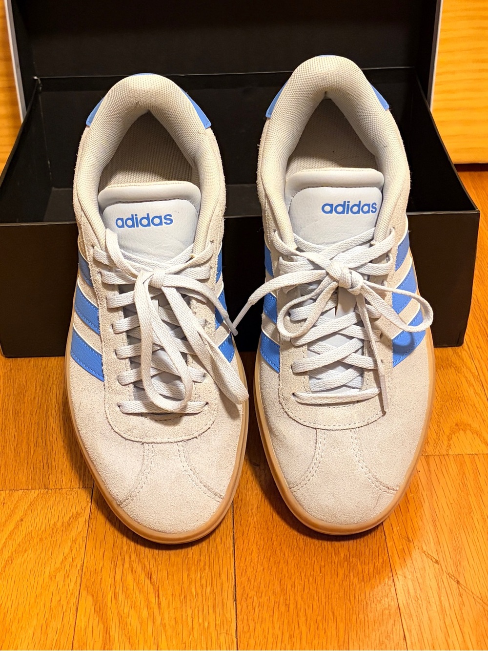 adidas Light Blue VL Court Bold Sneakers